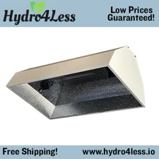 Mini Double Ended Reflector Pre-Wired 15' Hydroponic Grow Light Compact Best NEW