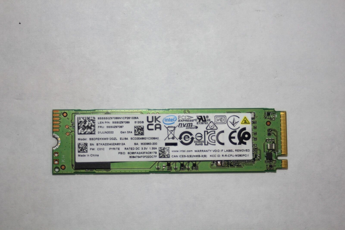 NVMe Intel SSD NVMe m.2 SSDPEKNW512GZL SSD 512GB | eBay NVMe Intel SSD NVMe m.2 SSDPEKNW512GZL SSD 512GB | eBay