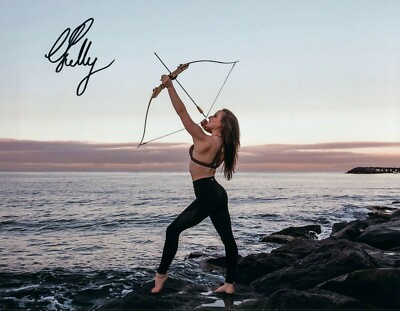 Orissa Kelly Signed 8x10 Photo #165 Archery Contortionist Britain's Got Talent 