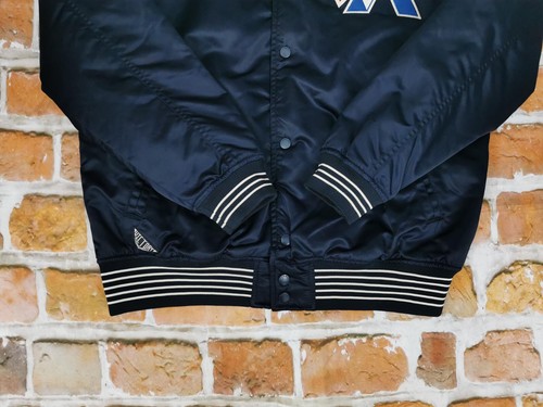 10 DEEP Victory Chieftains Ice Hockey Baseball Jacket Navy Blue Size: XL Tip Top - Picture 8 of 12