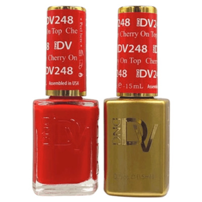 DND DUO DIVA GEL & LACQUER #248 - Cherry On Top