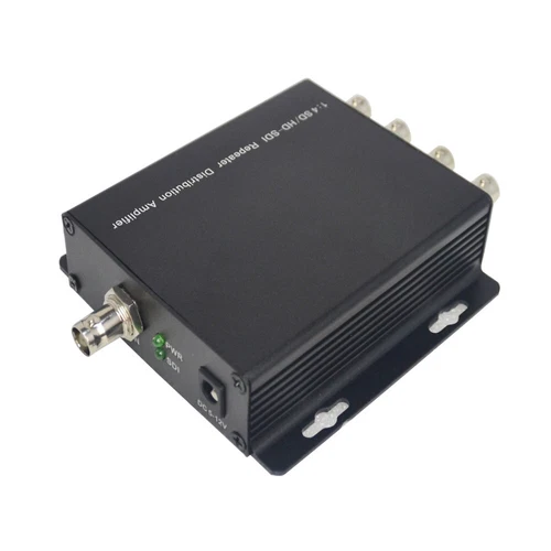 HD/3G-SDI signal amplifier SDI repeater 1 in 4 out,Video Splitter Extender 1PCS