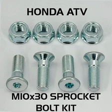 TRX450R SPORTRAX 450 ATV SPROCKET BOLTS : HONDA TRX450ER MATCH OEM 90114-HP1-000