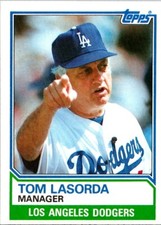 1983 Topps Baseball #306 Tom Lasorda