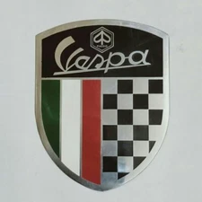 Vintage Emblem Ves pa Scooter Badge Classic Fl ag It aly Placca Plakette G285