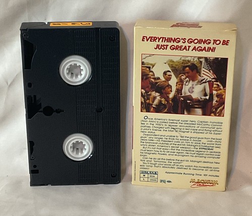 The Return Of Captain Invincible VHS 1988 Magnum Ent Christoper Lee Alan Arkin - Picture 4 of 4