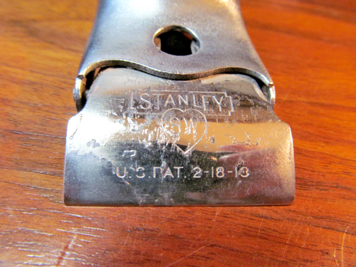 Vintage Sweetheart Stanley No. 65 Plane Lever Cap - Picture 3 of 5