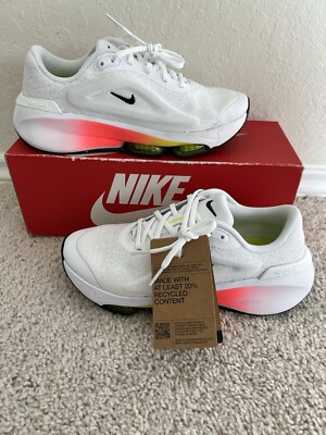 NIKE Women Versair White Black Cyber Volt DZ3547-101 Size 7.5 New Sneaker