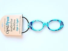 OptiSpex Magnifier Necklace w/ Magnetic Clasp, Assorted Designs