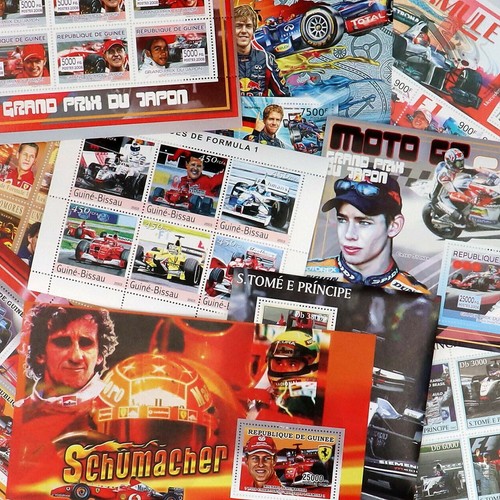 Stamp Collection Formula 1 20+ Different Sets Topical Stamps MNH Sets - 第 1/4 張圖片