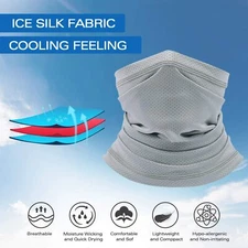 Multifunctional Breathable Balaclava Neck Gaiter UV Protection Face Mask Scarf