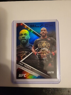 2022 Panini CHronicles UFC Black Jon Jones Blue #68/99 Sp | eBay