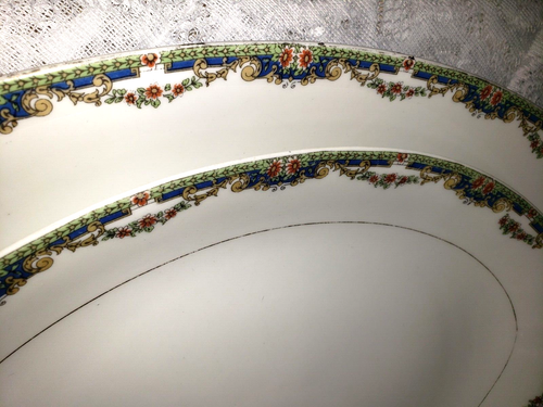 Limoges Frankreich Lacotte Muster Macy Platte Set 16" & 11 3/4" - Bild 2 von 5