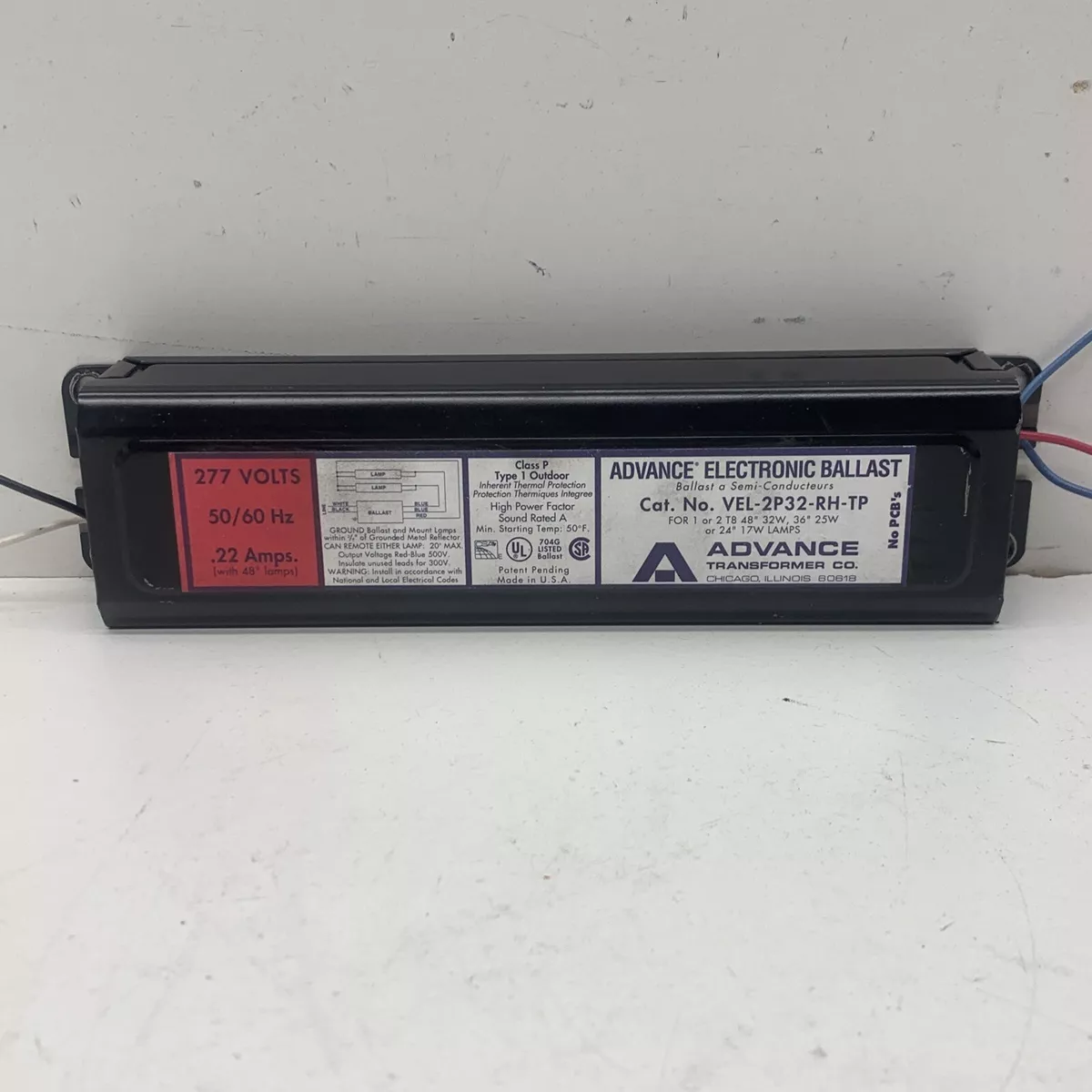 Advance sale electronic ballast
