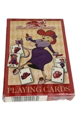 Red Hat Society Playing Card Bicycle Brand NEW SEALED Red Hat Lady Gift