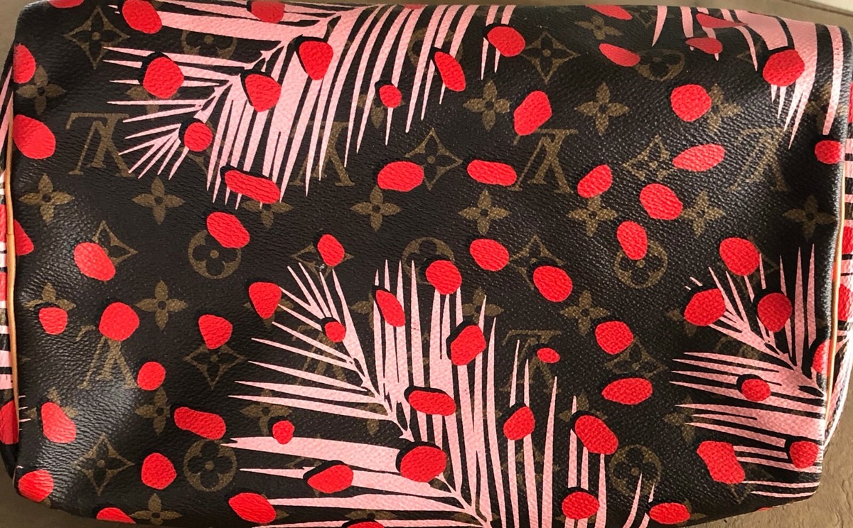 ルイヴィトン  LV ジャングルドット  スピーディ Louis Vuitton Limited Edition Monogram Canvas Jungle Dots