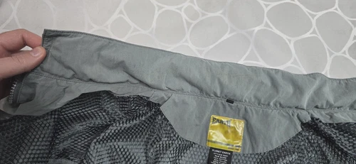 Planet Earth Jacket XL Skateboard Ski Net Lined Green Gray Hidden Hood Full Zip image 18