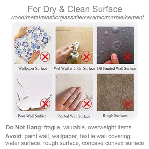 4x Gancho Adhesivo Transparente Pared/Techo 22lb/10kg 120 Giratorio-Baño Cocina Hogar - Imagen 6 de 9