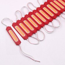 20pcs COB LED Module Light Red Strip Lights ABS With Lens ip65 Waterproof DC12V