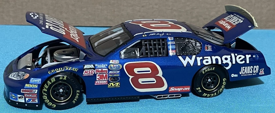 Pantalones de mezclilla Martin Truex Jr #8 2004 Wrangler Monte Carlo 1/24 acción concesionarios GM 1/456 Foto 4 de 4