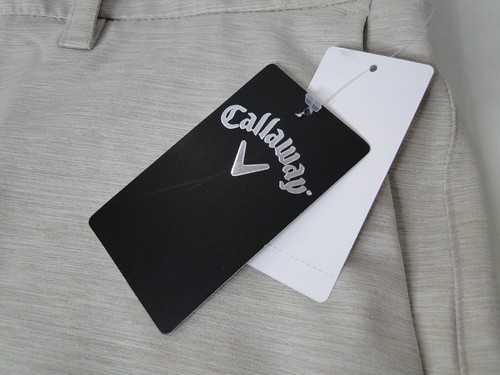 CALLAWAY Cargo Pockets Shorts OPTI-DRI ACTIVE WAISTBAND UPF 50 size 38 NWT - Picture 3 of 6