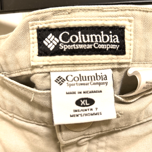Columbia Sportswear Cargo Shorts XL Angeln Wandern Outdoor beige khaki X Large - Bild 3 von 4