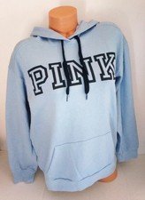Victoria's Secret VS PINK Pullover Hoodie Light Blue Small S