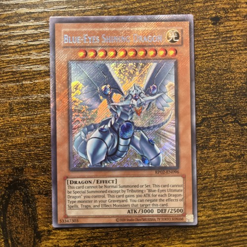Blue-Eyes Shining Dragon RP02-EN096 — YuGiOh Retro Pack 2 Reprint Yu-Gi-Oh! card
