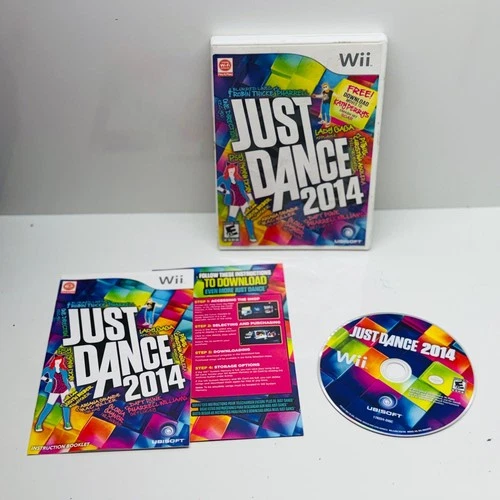 Just Dance 2014 Nintendo Wii Video Game Ubisoft Music Dance Party CIB