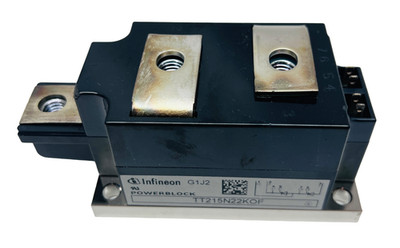 Infineon TT215N22KOF Thyristor Module Dual PowerBlock 215 Amp 2200 Volt