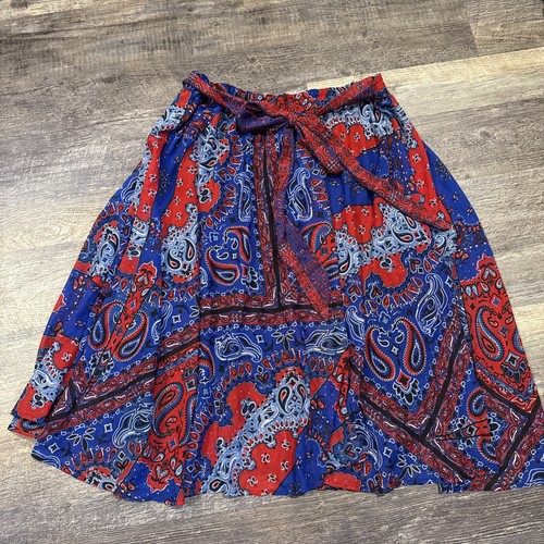 WOMENS SKIRT SIZE XL RED WHITE BLUE BY TRULY FOR YOU - Picture 1 of 6