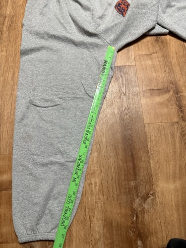 VINTAGE Chicago Bears Sweatpants Adult XL Gray NFL Football Jogger Logo - Picture 8 of 9