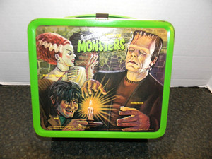 Universal Movie Monsters Lunch Box 1979 Aladdin with Thermos