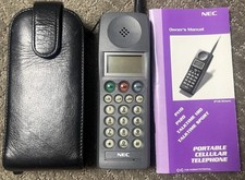 NEC P120 Cellular Phone Vtg 1993 Untested