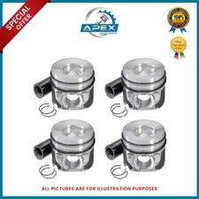 Ensemble De Pistons Ford DV5R 1.5 TDCI Diesel Avec Segments - 4 Pcs