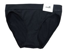 DKNY Seamless Bikini Tagless Panty Women's Underwear S NWT Black