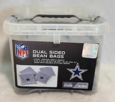 NFL Teams Dual Sided Bean Bags by Eastpoint Sports LTD, 4 Count 6in x 6in