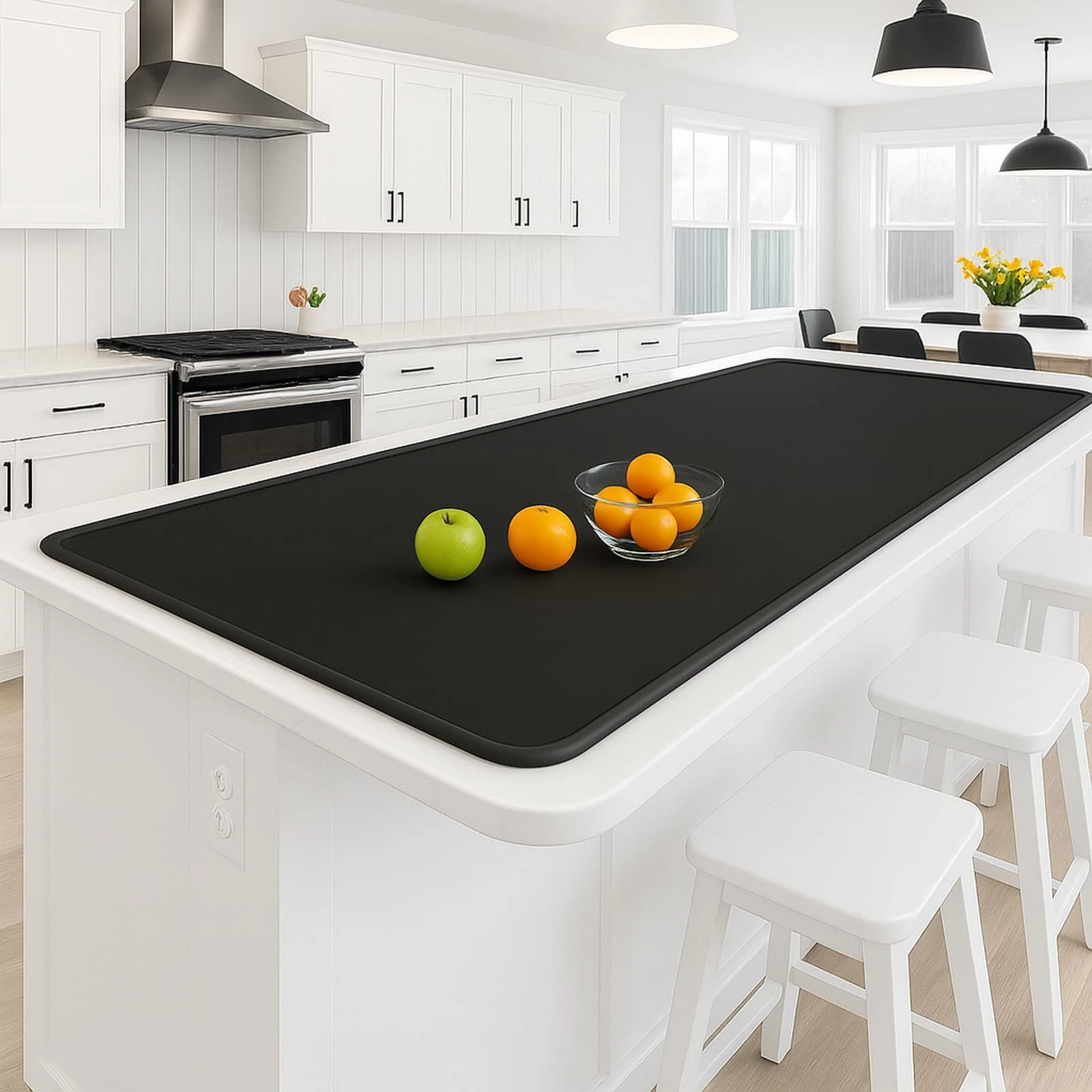 Silicone Mat 35.4"x23.6" Silicone Mats for Kitchen Counter Mats for Counterto...