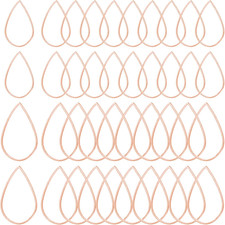 80Pcs Earring Hoops for Jewelry Making,Hypoallergenic Teardrop Earring Findings