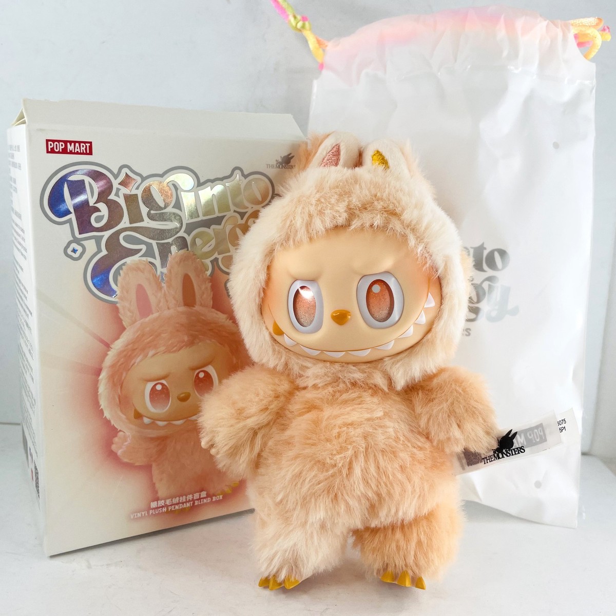 POP MART Labubu The Monsters Big Into Energy Happiness Plush Doll