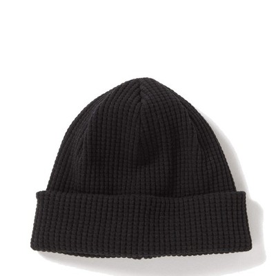 Jackman Waffelstrickmütze schwarz