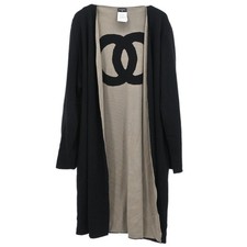 Chanel Long Cardigan Black 02A S 146094