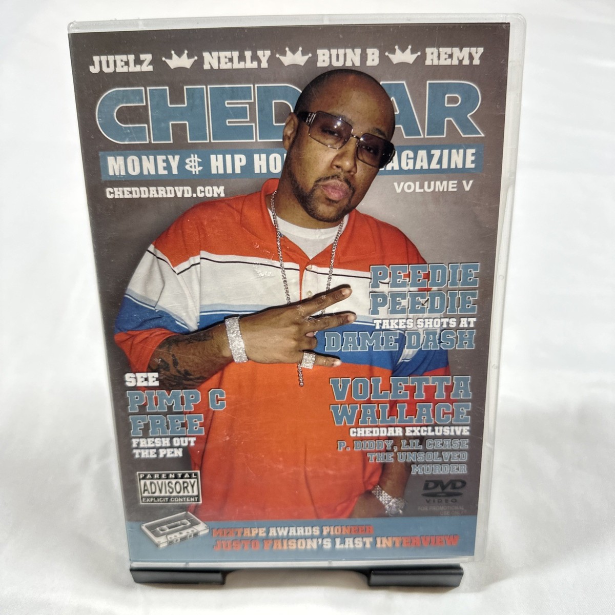 Cheddar - Vol. 5 (DVD, 2006) Pimp C Paul Wall Slim Thug Johnny