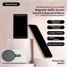 Wireless For Live Streaming With Stable Phone Mount And Screen