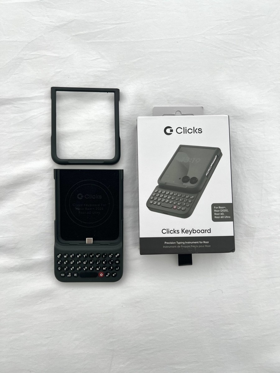 Clicks キーボード Moto Razr 60 Ultra用 Clicks Keyboard for Motorola Razr Base, Plus (2024 & 2025