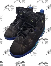 Jordan True  Flight Black Hyper Royal 343796-074 Youth Size 12C
