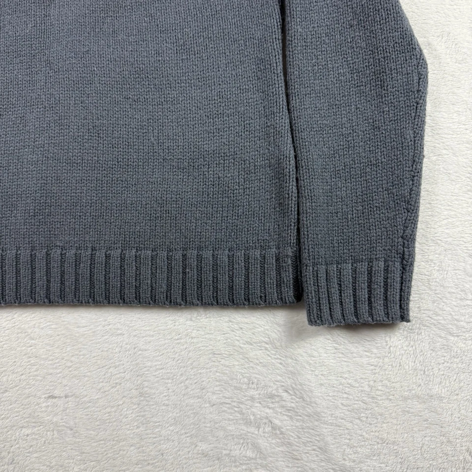 复古 Rei 羊毛毛衣女式小号灰色红色厚重 Fair Isle 北欧针织 90 年代 — 第 3/4 张图片