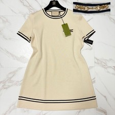 GUCCI 3L size GG Jaquard Knit Dress F/S from Japan