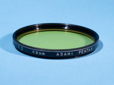 Asahi Pentax 49mm Y2 Gelbfilter * Top