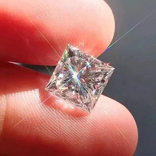Certified 2.00 Ct Princess Cut Lab Grown Loose Diamond D Color VVS1 Clarity